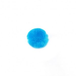 Pompon Bubble turquoise - Tailles : 30 mm