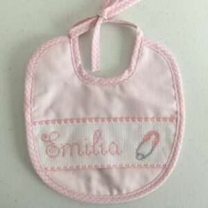 Bavettes en Coton Brodées à la Main-emilia-maribel1053